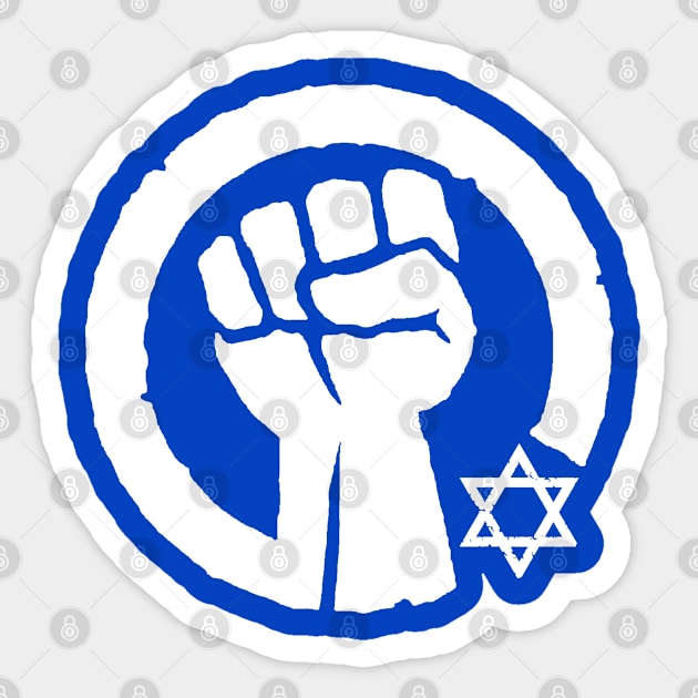 I stand with Israel - Solidarity Fist Sticker by Tainted